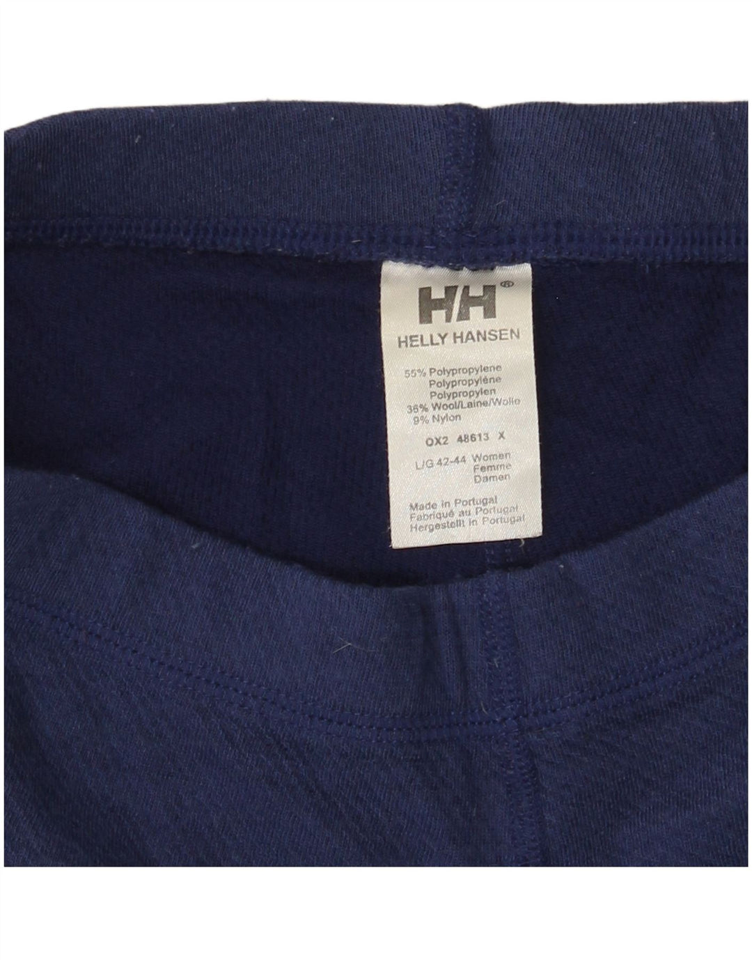 Helly Hansen Leggings Femme UK 14 Large Bleu Marine Polypropylène