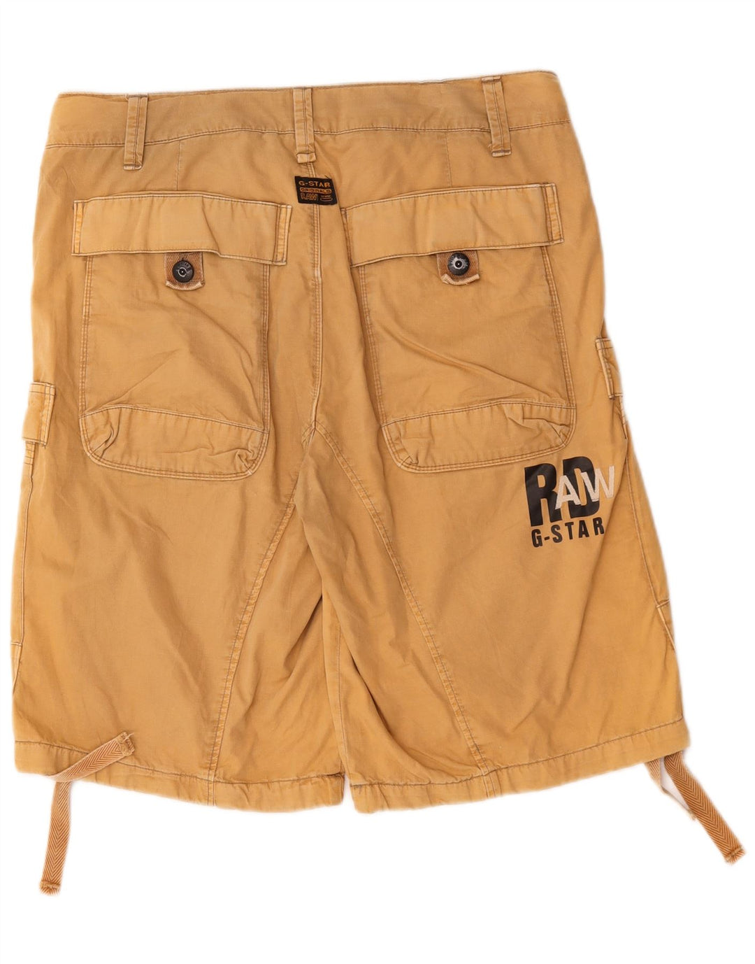 G-Star Short Cargo Graphique W32 Homme Beige Moyen Coton