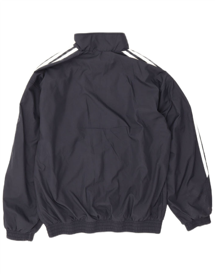 Adidas Veste de survêtement pour homme UK 38/40 Bleu marine moyen Polyester
