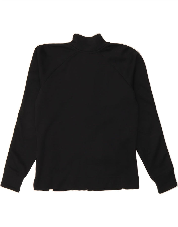 IZOD Womens Tracksuit Top Jacket UK 10 Small Black Colourblock Cotton Vintage Izod and Second-Hand Izod from Messina Hembry 