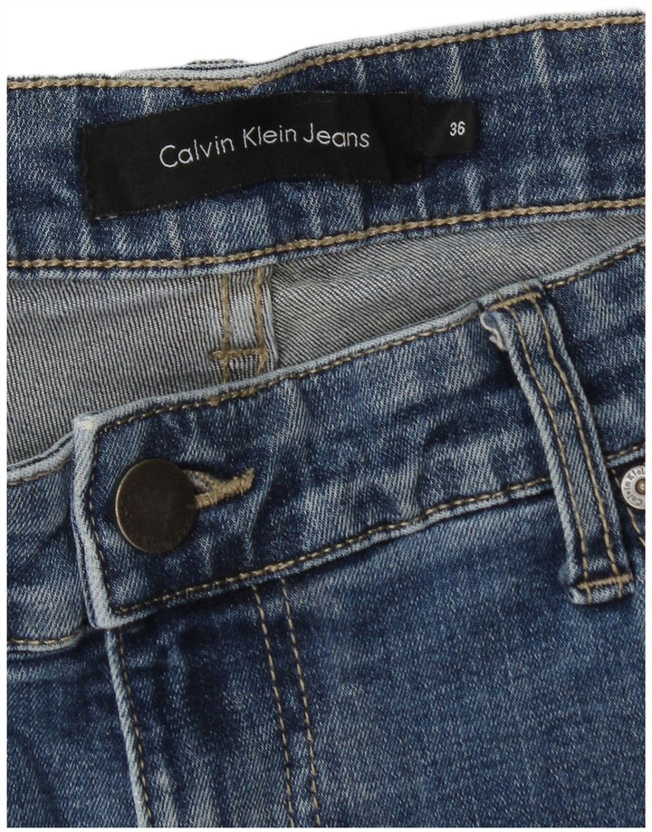 CALVIN KLEIN Jean droit homme W36 L32 bleu coton