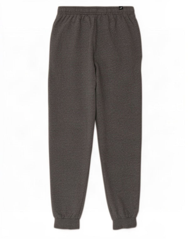 Puma Pantalon de Survêtement Graphique Joggers Homme Gris Large Coton