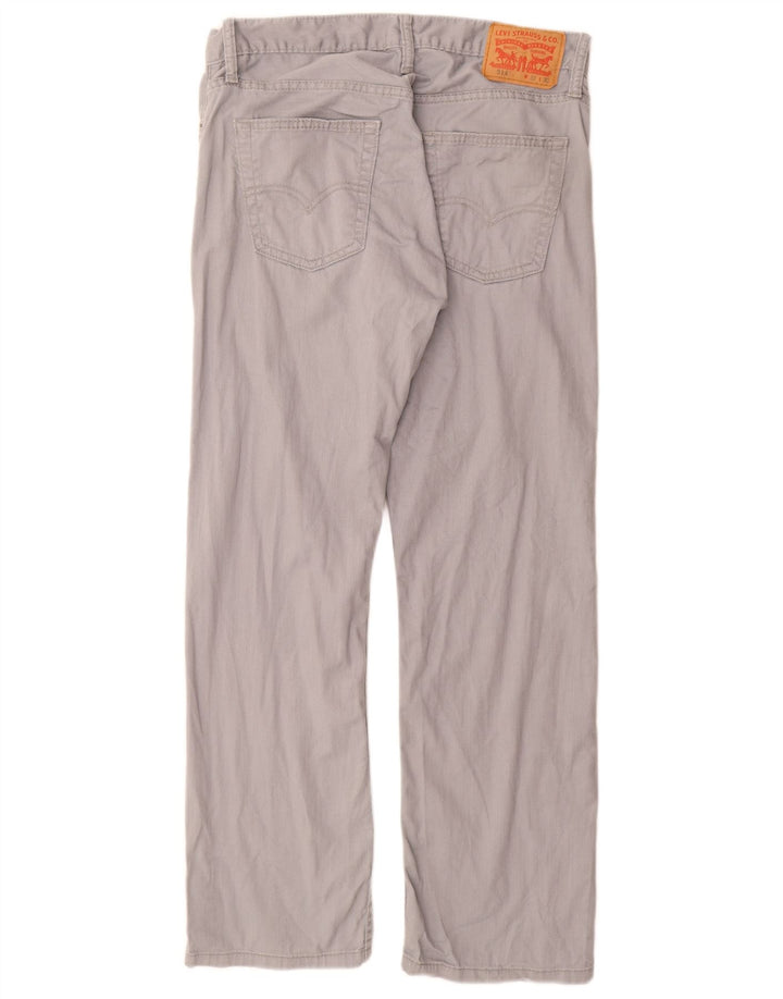 Levi's Jean Droit 514 Homme Gris W32 L30 Coton