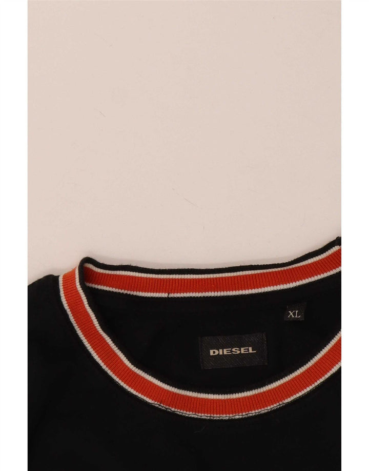 Diesel T-Shirt Homme Top XL Noir Colourblock