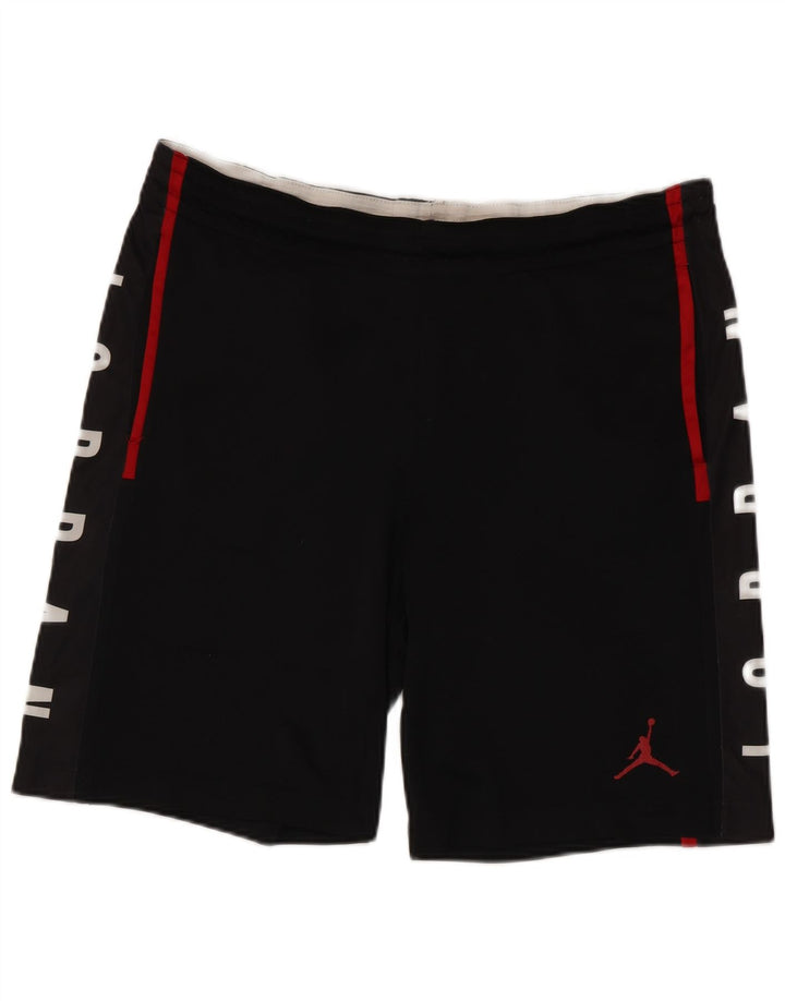 Jordan Short de sport Dri Fit Graphic pour homme en polyester color block noir moyen