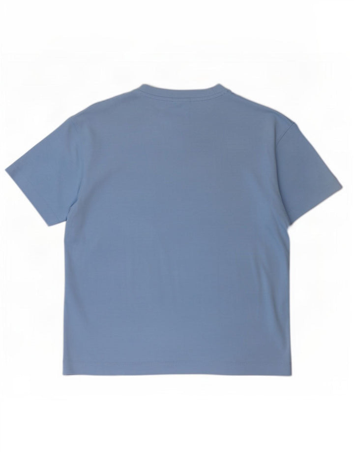 Zara Homme T-Shirt Top Petit Bleu Coton