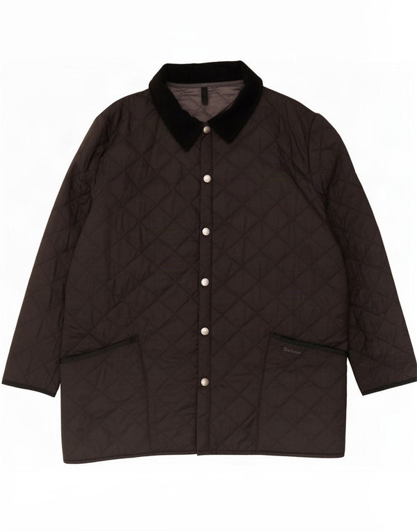 Barbour Pardessus matelassé pour homme UK 44 XL Noir Polyamide