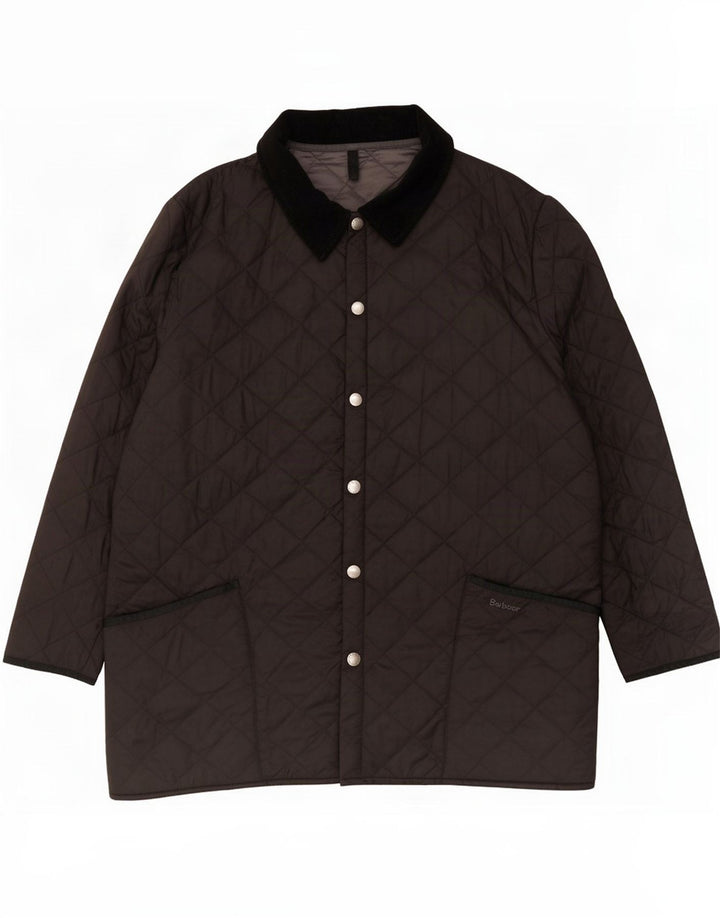 Barbour Pardessus matelassé pour homme UK 44 XL Noir Polyamide