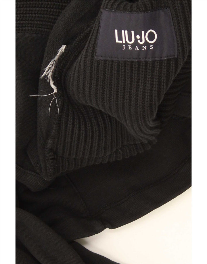 Liu Jo Veste Blazer en Tricot à 3 Boutons pour Homme Petit Noir