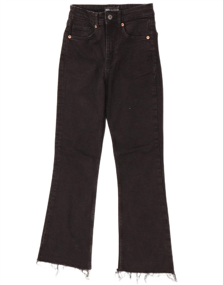Zara Jean Bootcut Femme EU 34 2XS W24 L25 Noir