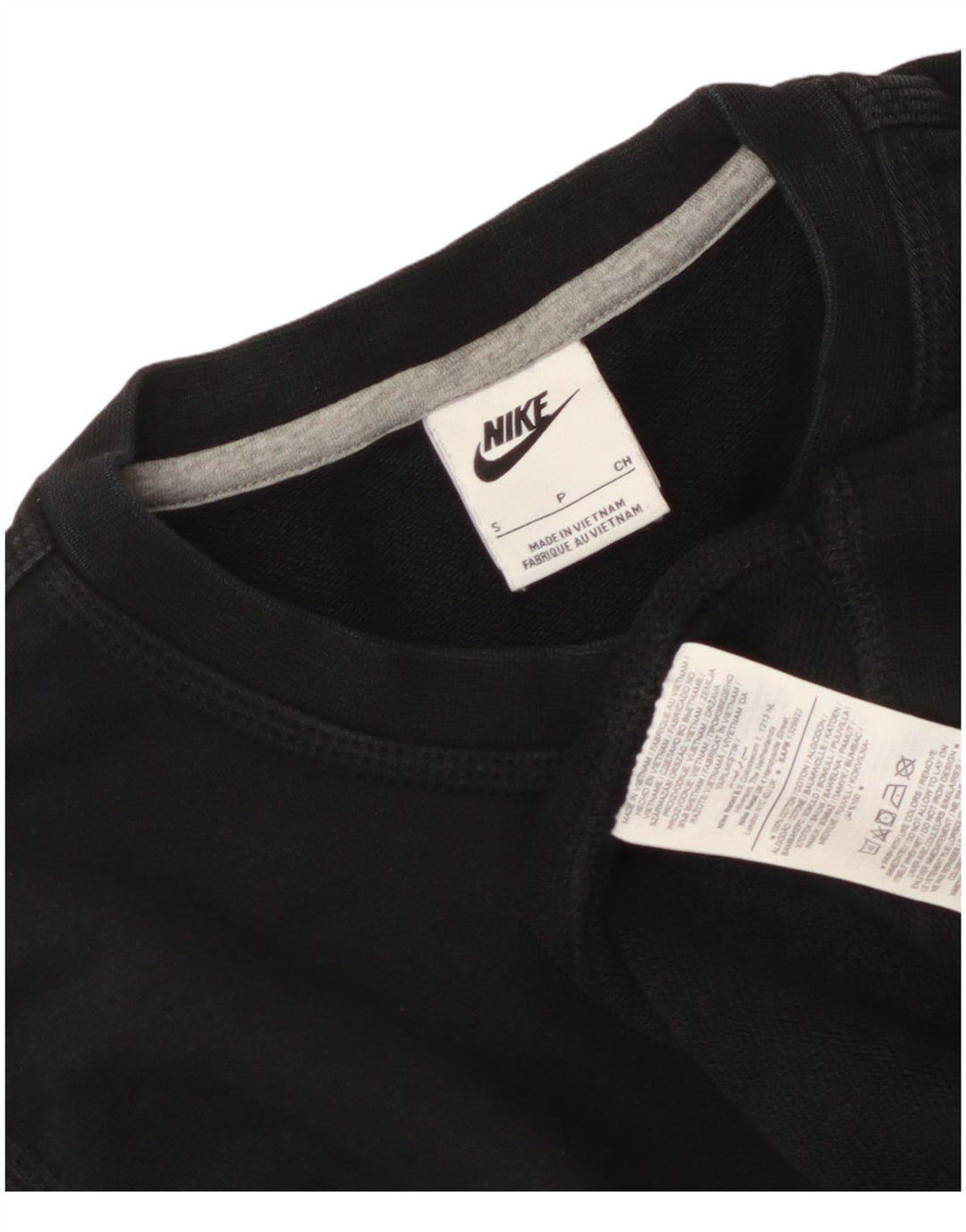 Nike Sweat-shirt pour femme UK 10 Petit coton noir