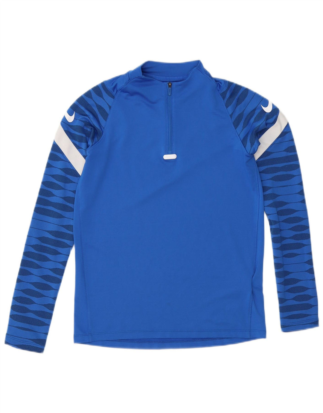 Haut de survêtement Nike Dri Fit pour garçon 12-13 ans, grand bleu géométrique