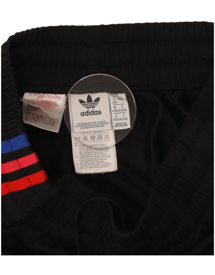 Adidas Pantalon de survêtement graphique pour garçon 14-15 ans Noir Polyester