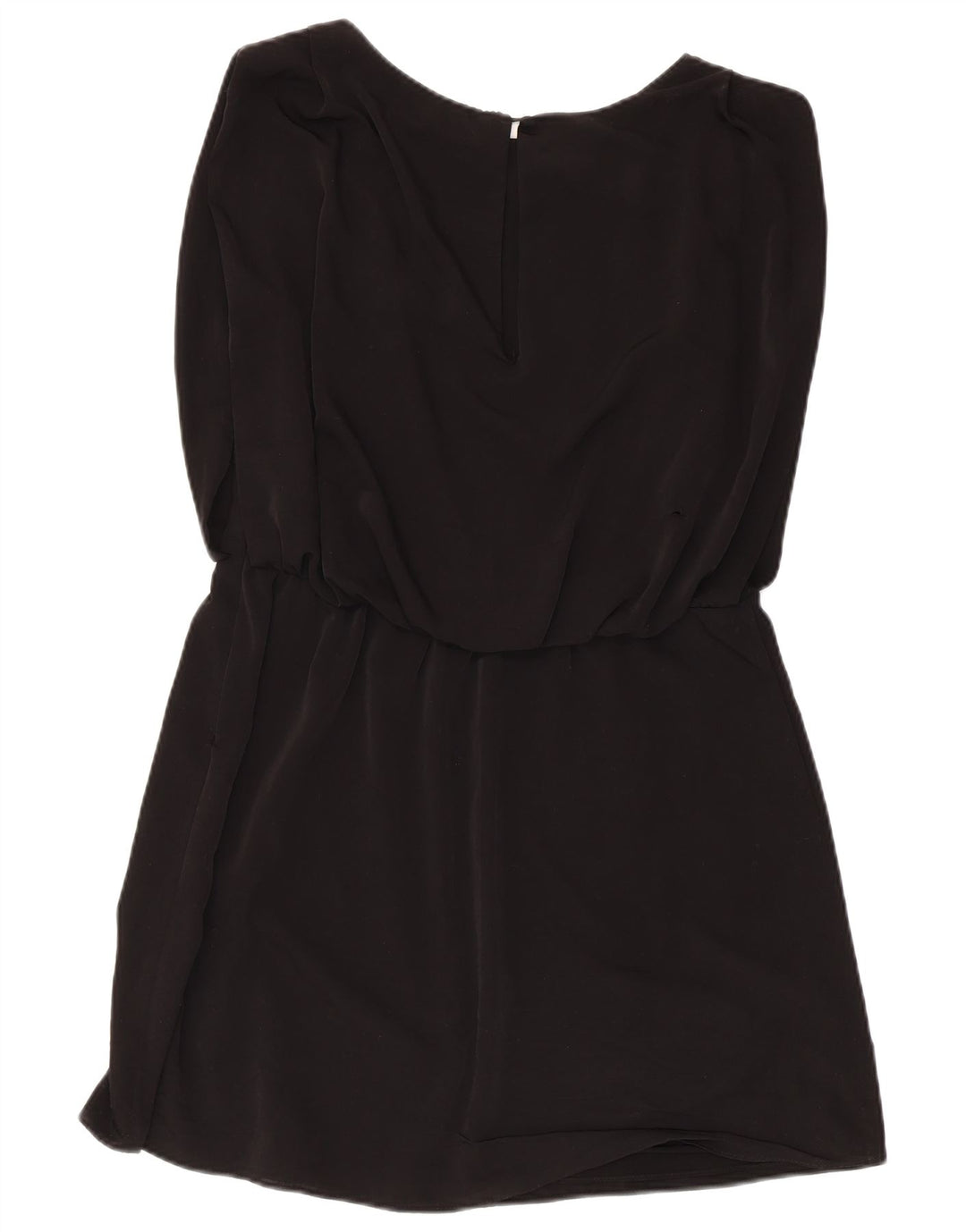 Zara Robe trapèze sans manches pour femme UK 44 Noir moyen