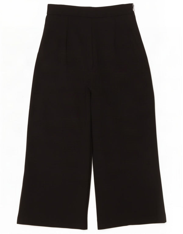 Phase Eight Pantalon court à jambe large pour femme UK 10 Small W28 L23 Noir