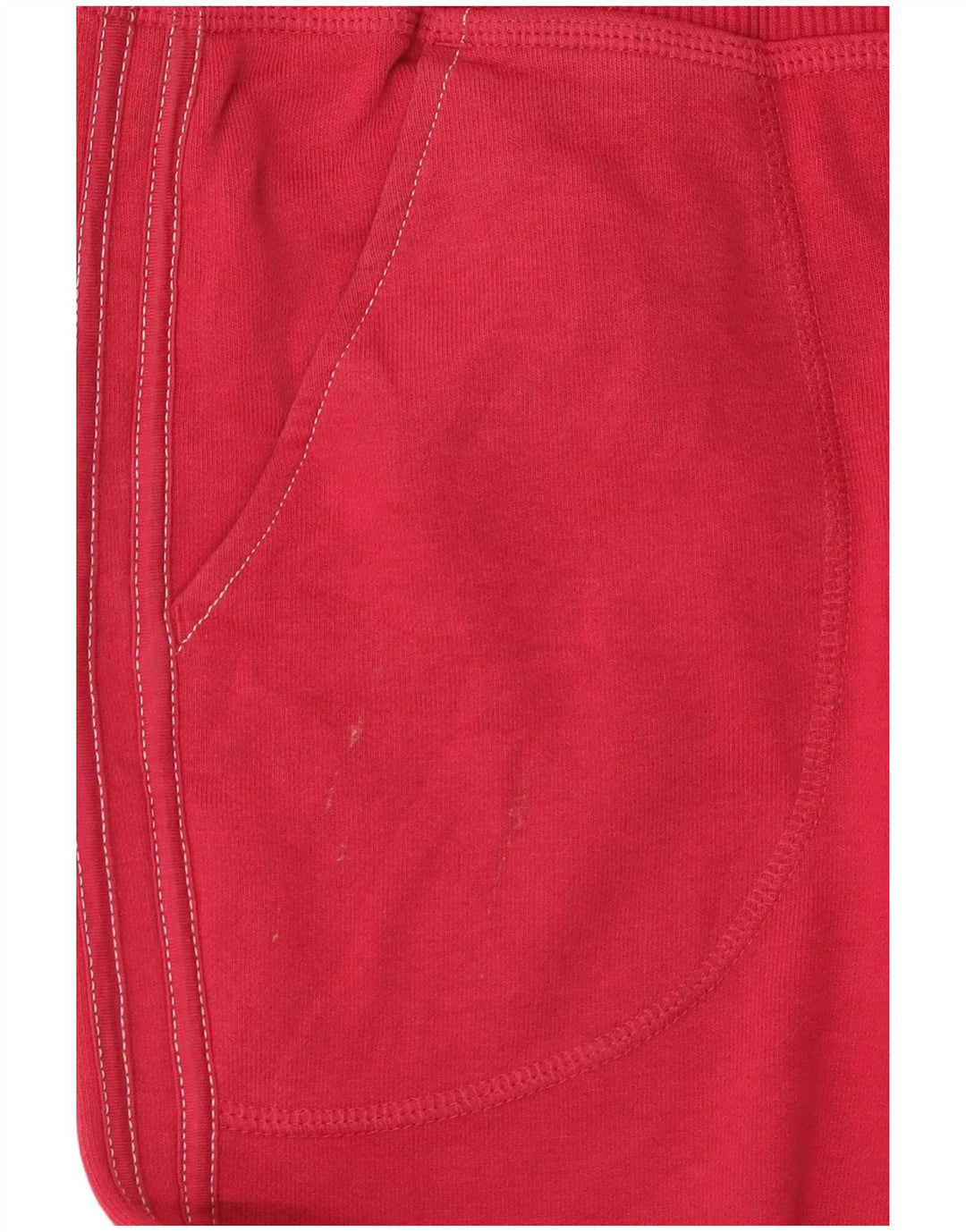 Adidas Femme Pantalon De Survêtement Joggers IT 44 Rouge Moyen Coton