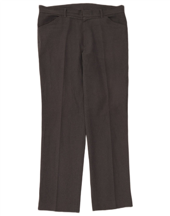 Farah Pantalon décontracté droit pour homme W36 L34 Gris
