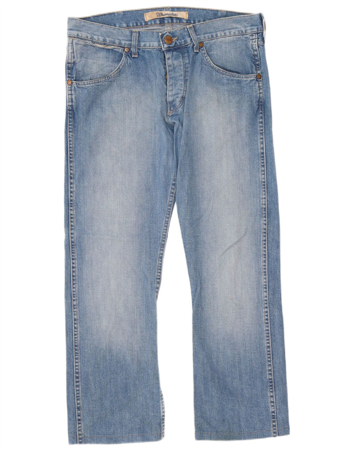 Wrangler Jean Droit Ace W33 L29 Homme Bleu Coton