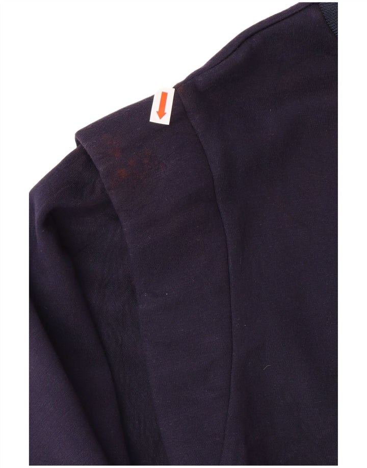 TED BAKER Sweat-shirt surdimensionné pour femme Taille 1 XS Bleu marine Viscose
