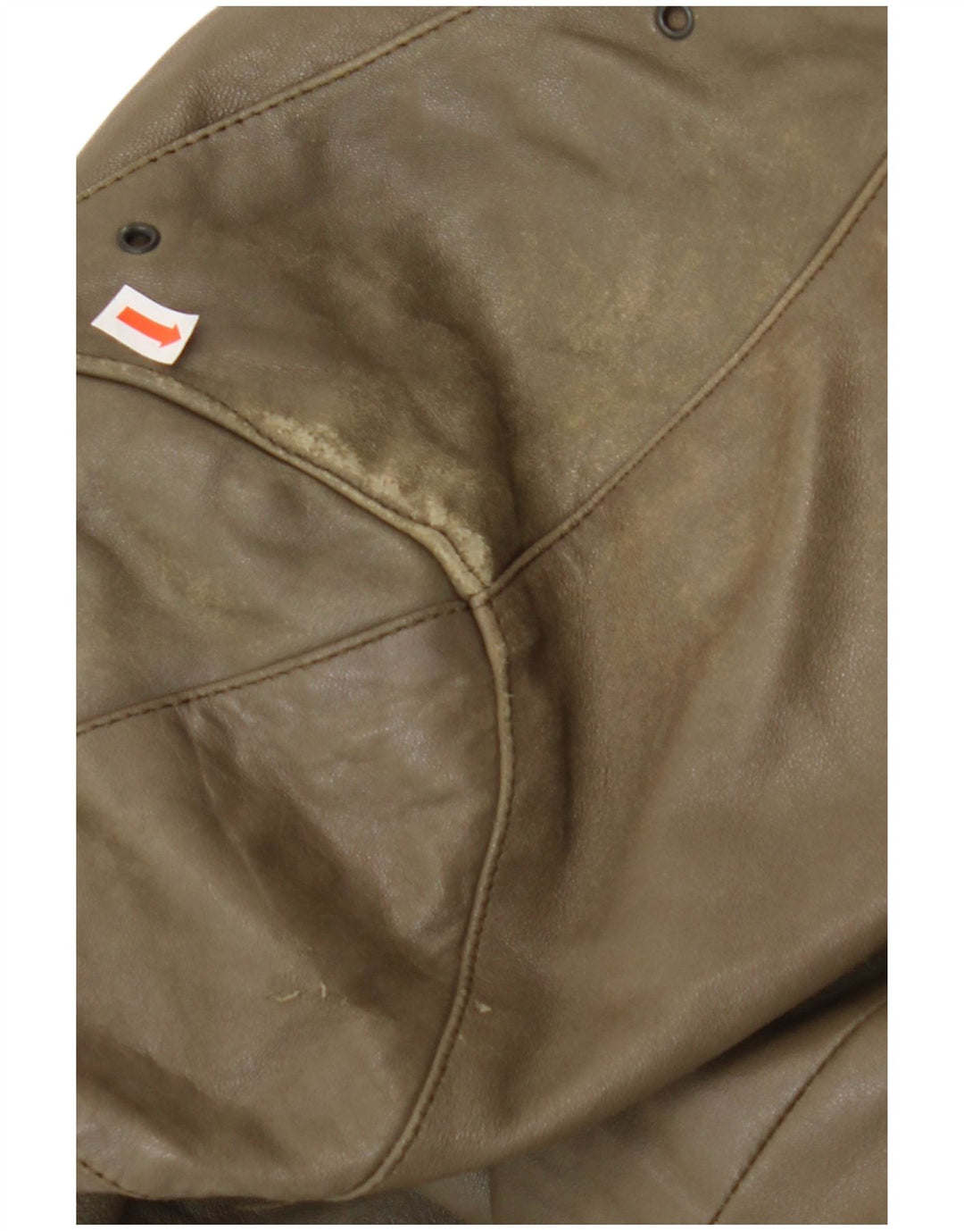 VINTAGE Veste en cuir homme IT 56 3XL Cuir marron