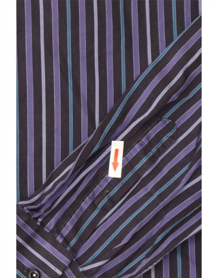 Roccobarocco Chemise Homme Rayée Multicolore Moyenne