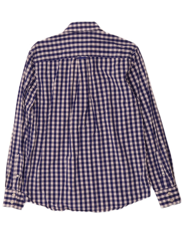 Crew Clothing Chemise Homme Petit Bleu Vichy Coton