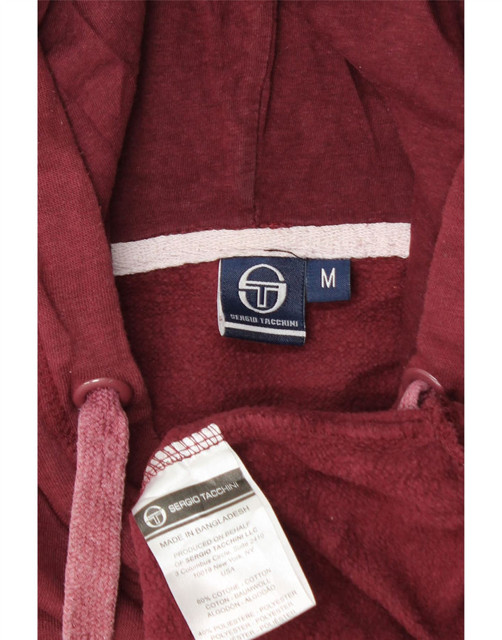 Sergio Tacchini Pull à capuche graphique pour homme en coton marron moyen