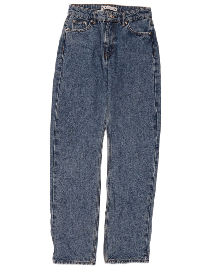 Zara Jean droit femme EU 34 2XS W24 L30 Bleu