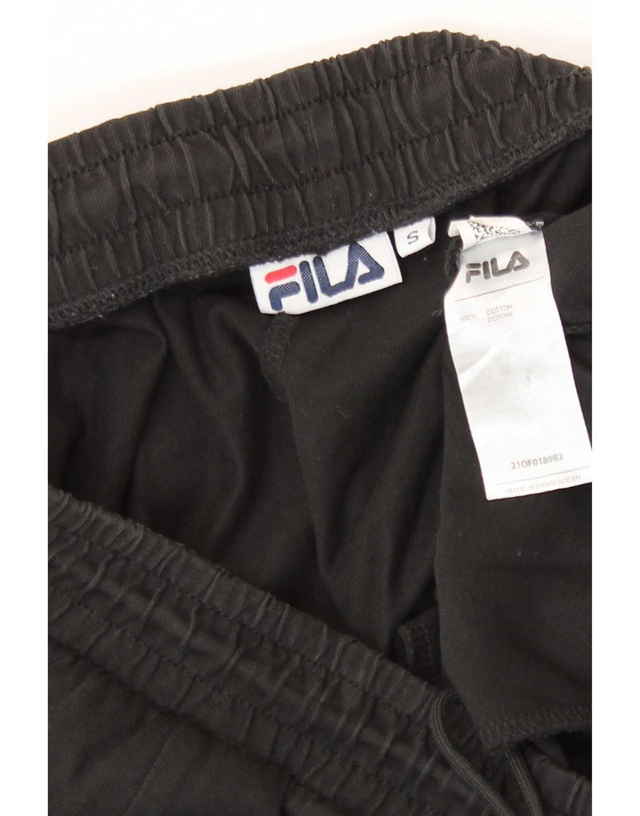 Fila Short de sport graphique homme petit noir coton