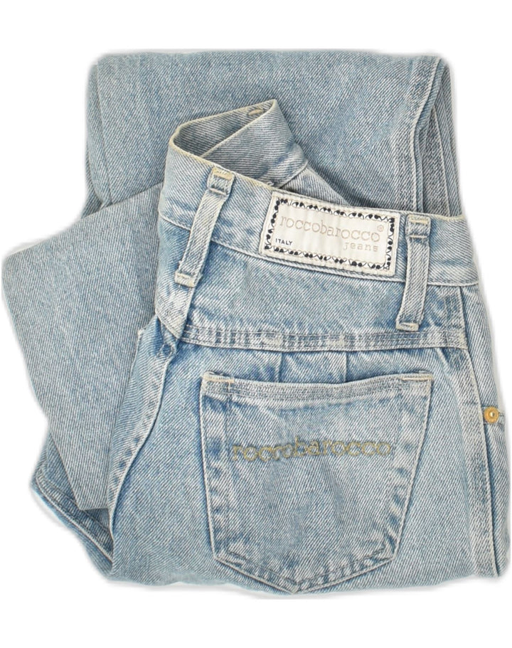 ROCCOBAROCCO Womens Slim Jeans W27 L27 Blue Cotton Vintage Roccobarocco and Second-Hand Roccobarocco from Messina Hembry 