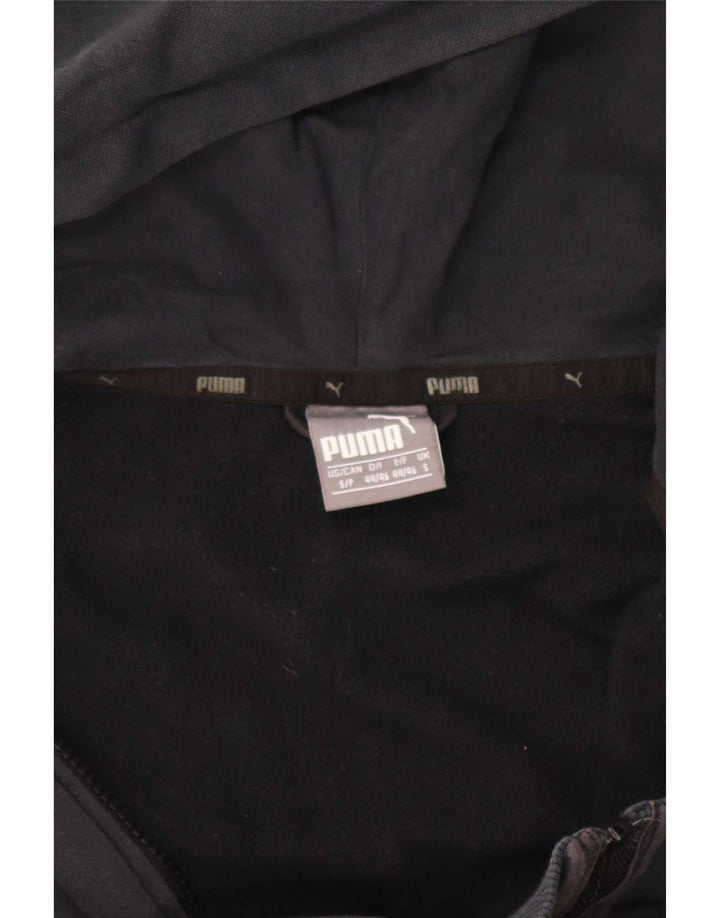 Puma Pull à capuche zippé pour homme, petit, noir