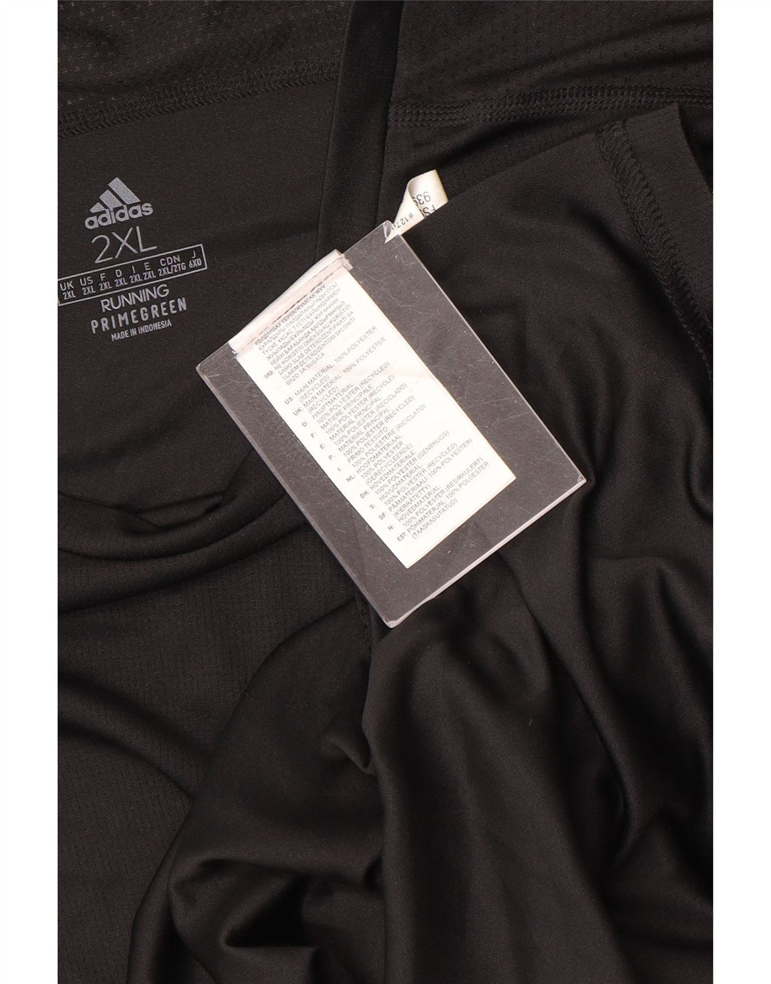 ADIDAS Hommes Aeroready T-Shirt Haut 2XL Noir Polyester