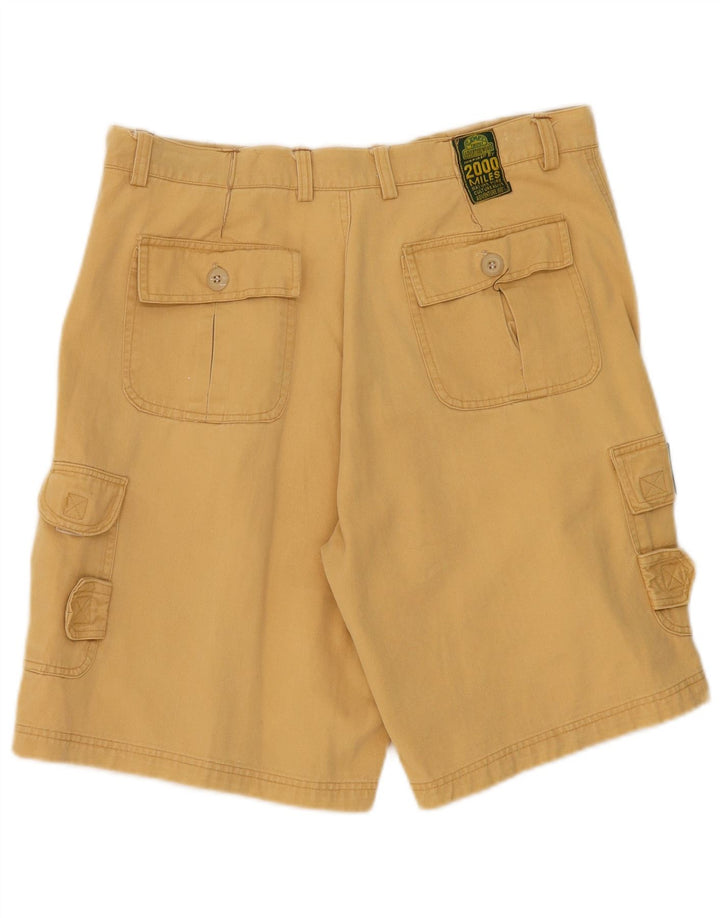 CAMEL Mens Cargo Shorts W34 Large Beige