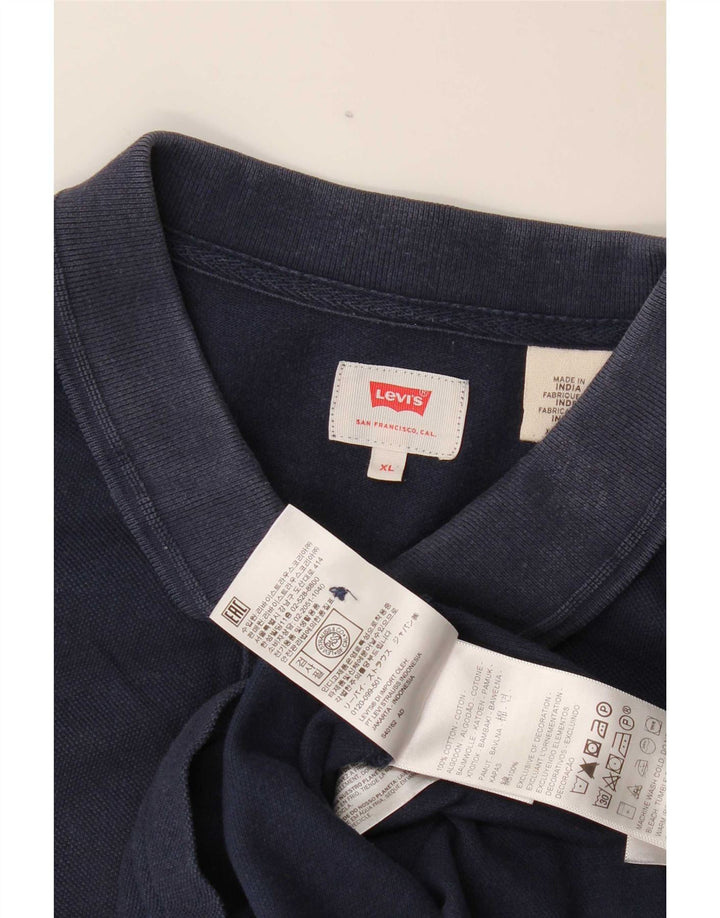 Levi's Polo Homme XL Bleu Marine Coton