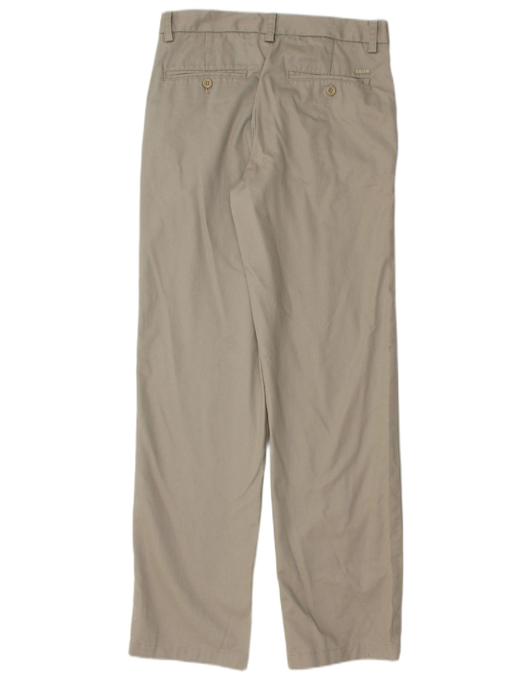 IZOD Pantalon Chino Droit Homme W29 L32 Coton Beige