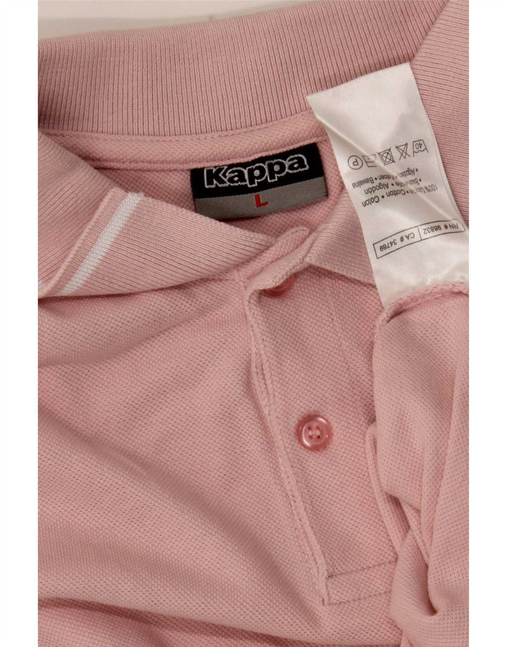 Kappa Polo Homme Grand Rose Coton