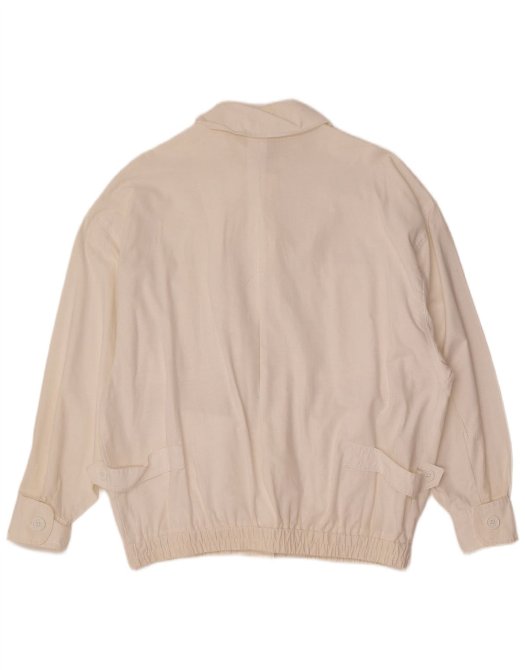 veste militaire Bomber femme vintage EU 40 Blanc Moyen