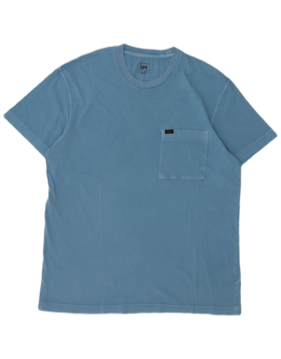 Lee T-shirt coupe décontractée pour homme, grand bleu, coton