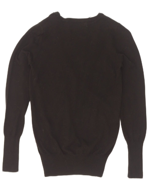 Zara Cardigan Femme Pull UK 12 Medium Noir