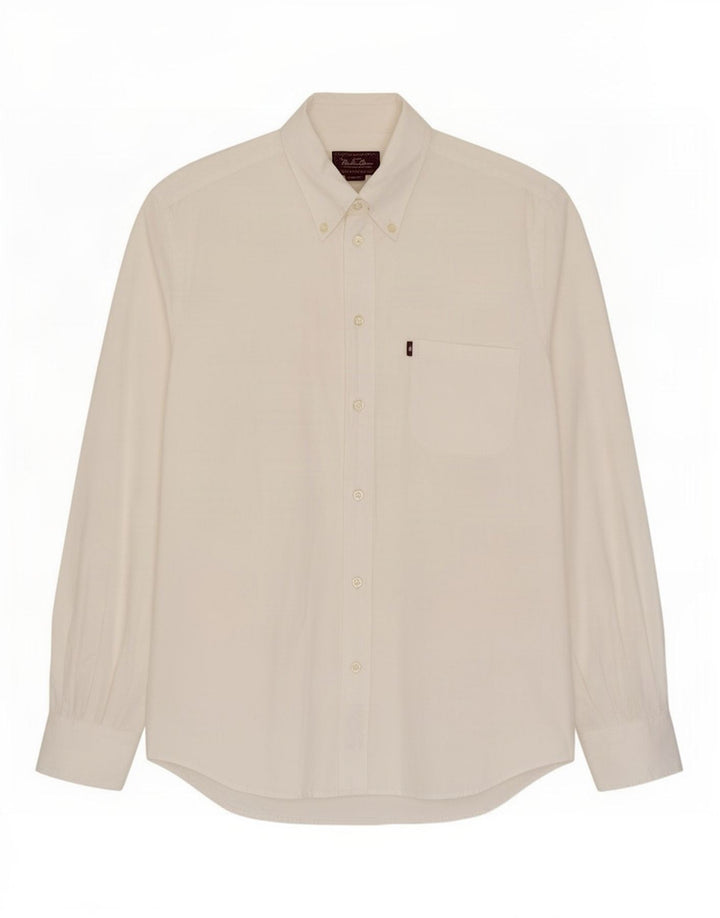 Marlboro Classics Chemise Homme Grand Coton Blanc