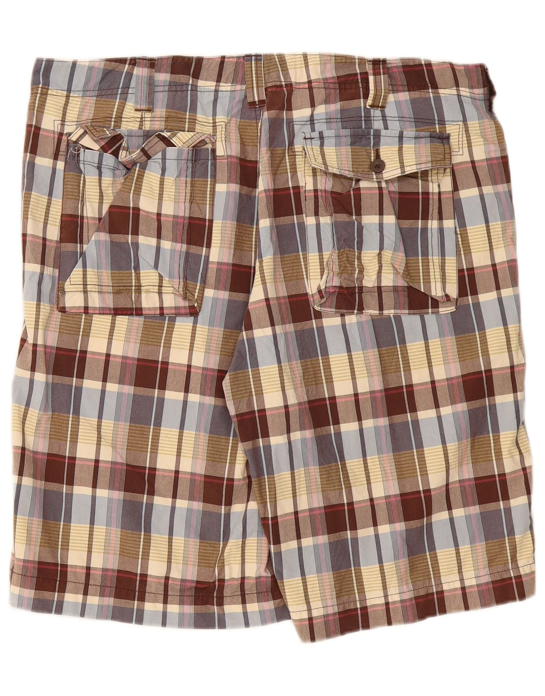 Lee Short Chino Homme W38 XL Coton à Carreaux Multicolore