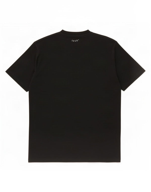 French Connection T-Shirt Homme Haut Large Noir Coton