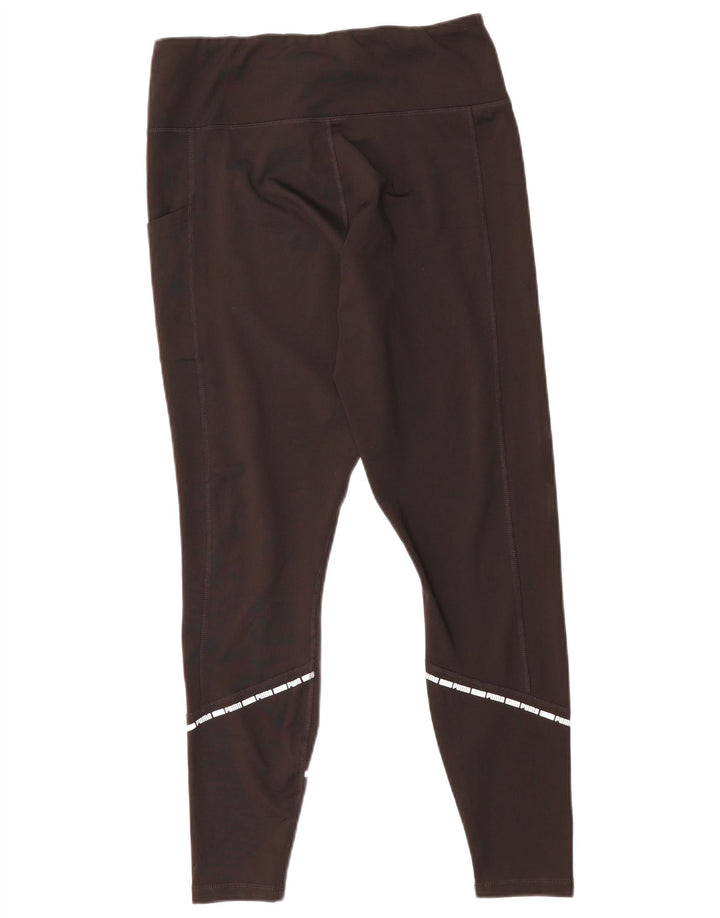 PUMA Leggings Femme UK 44 Large Noir Polyester