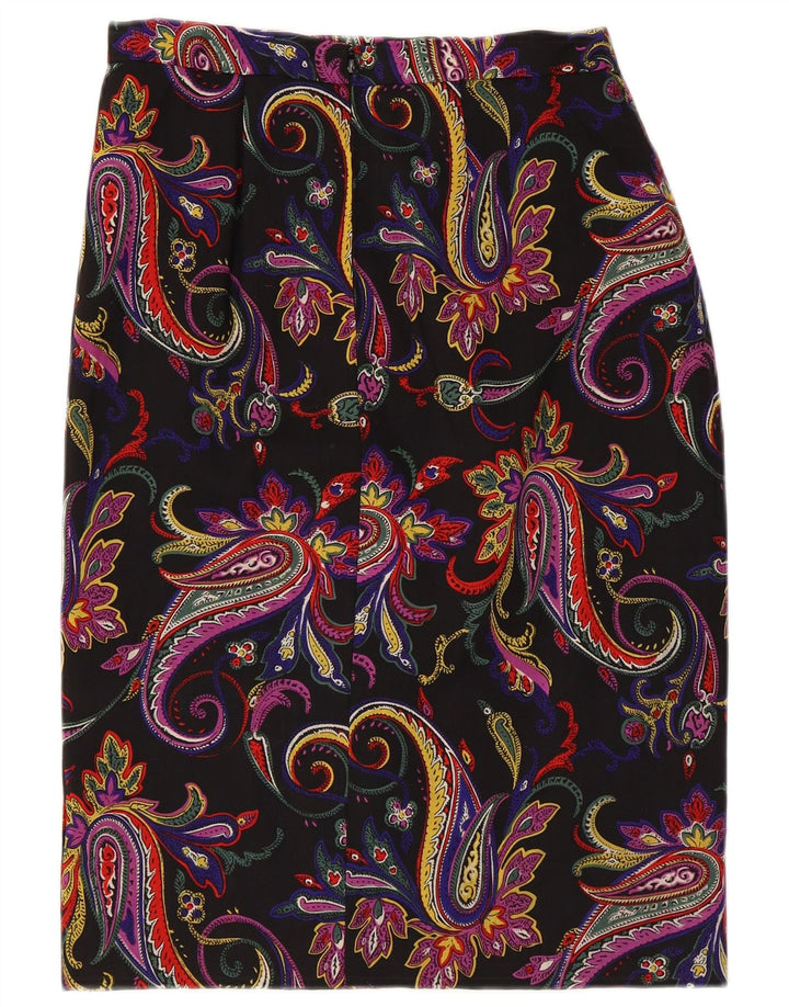 jupe crayon femme vintage W30 Medium Multicolore Paisley