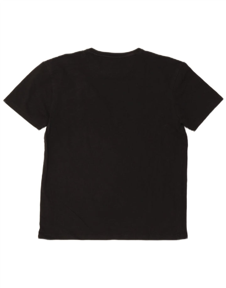 ZARA Femme Slim Fit T-Shirt Top UK 18 XL Noir