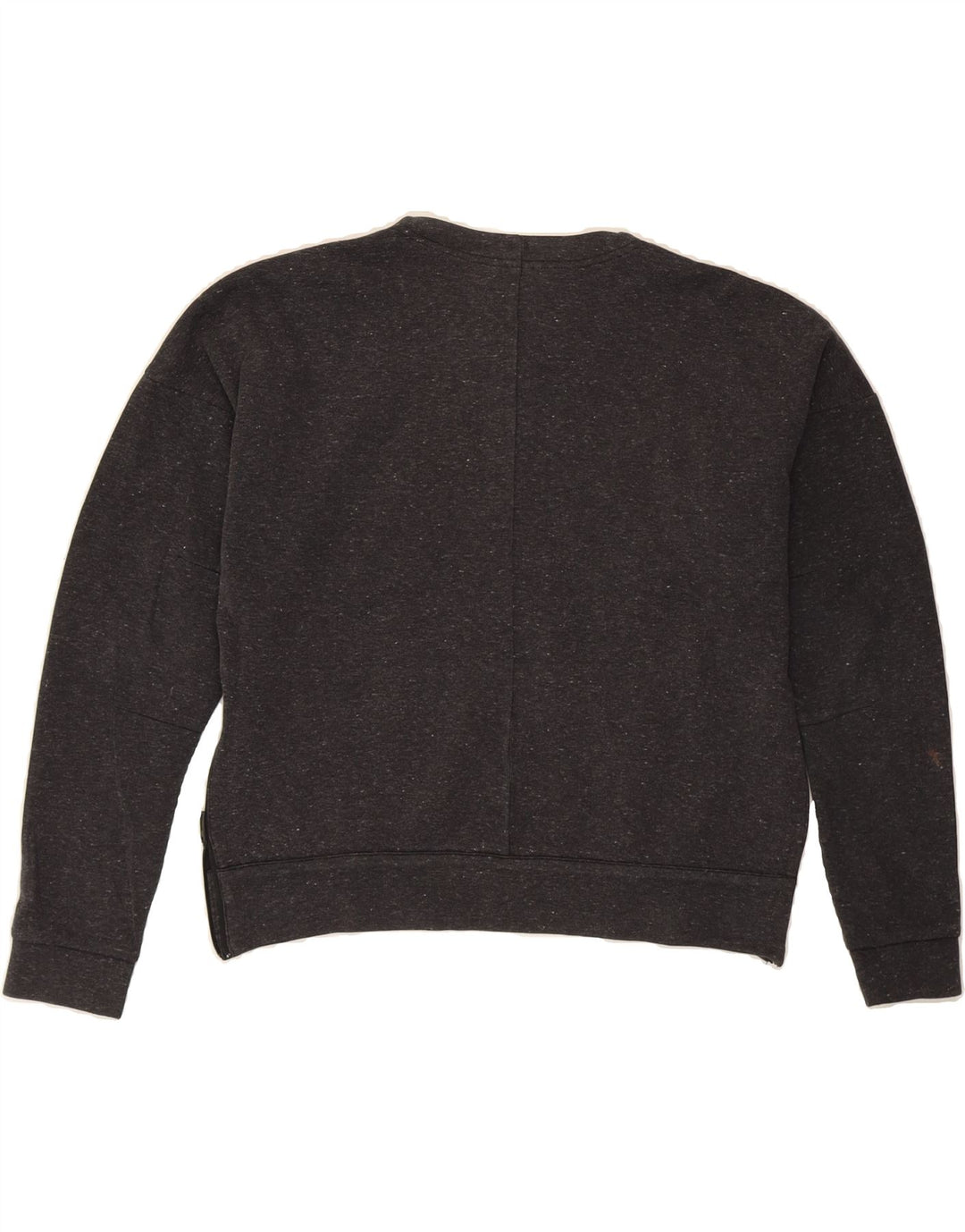 ADIDAS Womens Sweatshirt Jumper UK 16 Medium Grey Vintage Adidas and Second-Hand Adidas from Messina Hembry 