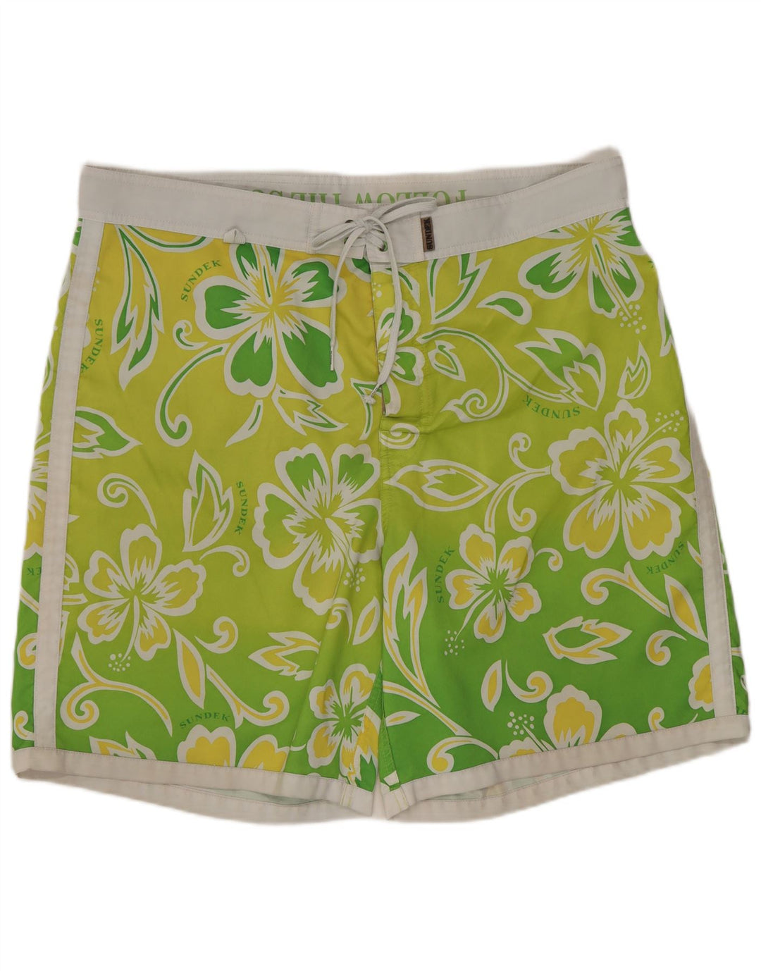SUNDEK Short de Bain Homme Grand Vert Floral