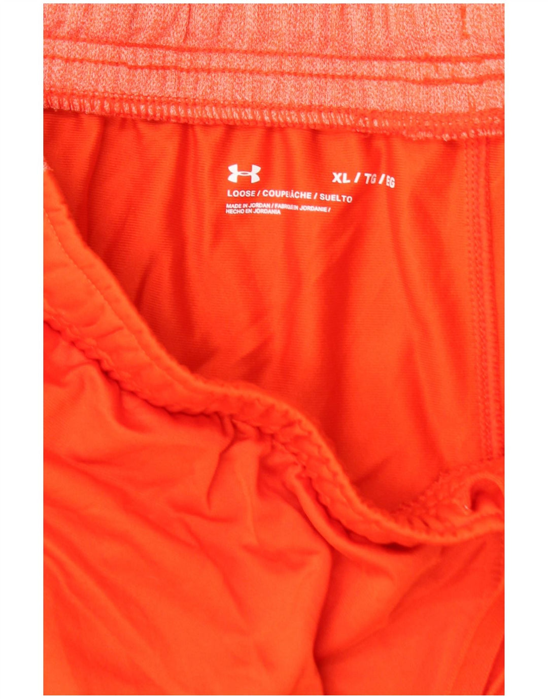 UNDER ARMOUR Short de sport homme XL Orange Polyester