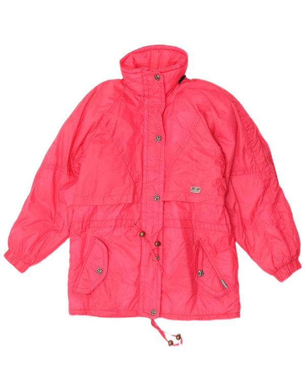 Veste coupe-vent femme vintage UK 10 Petit Polyamide Rose