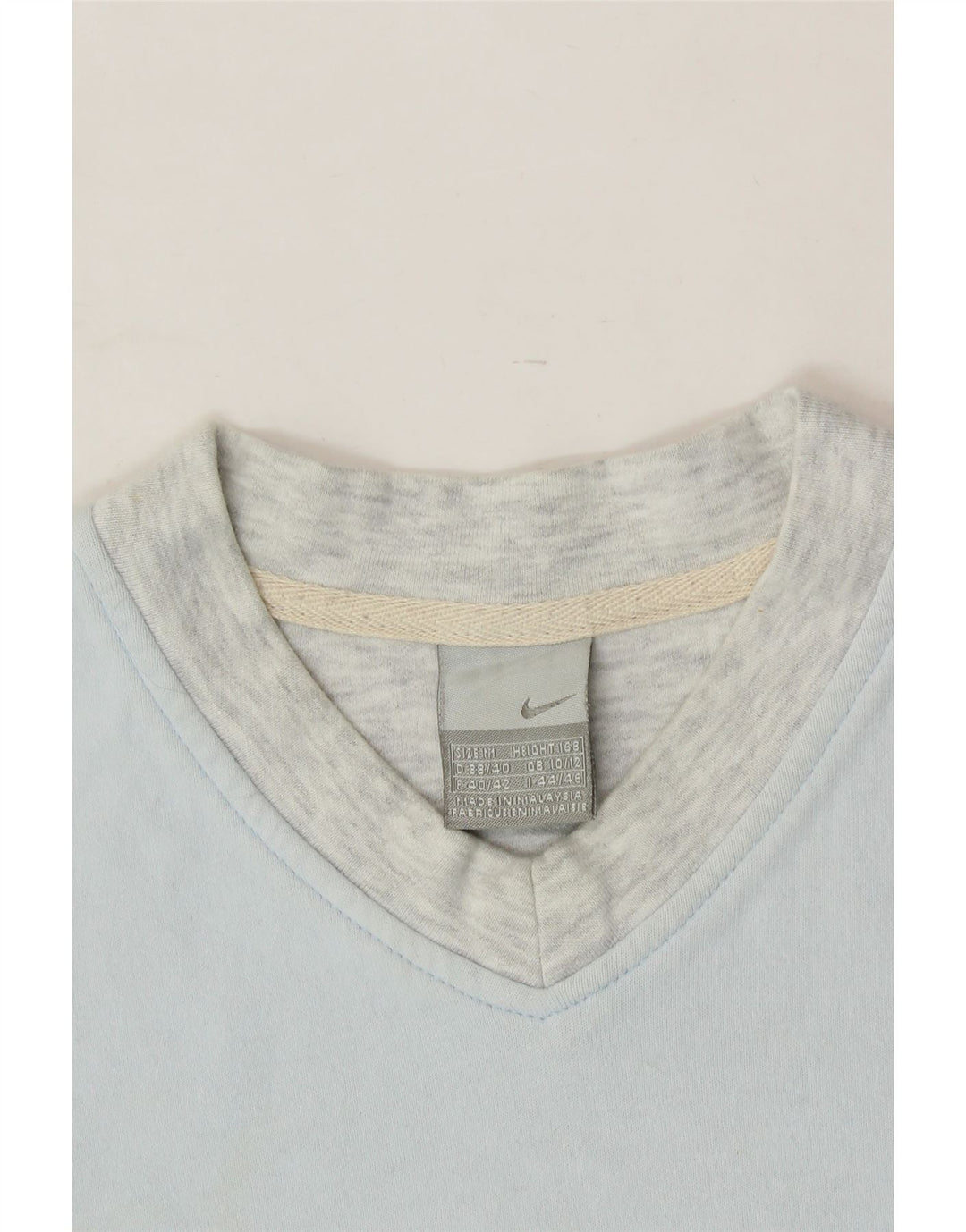 NIKE Womens Sweatshirt Jumper UK 10/12 Medium Blue Cotton Vintage Nike and Second-Hand Nike from Messina Hembry 